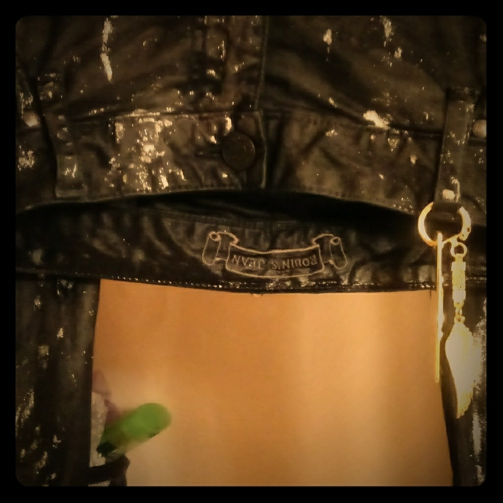 Robins jean distressed pants new